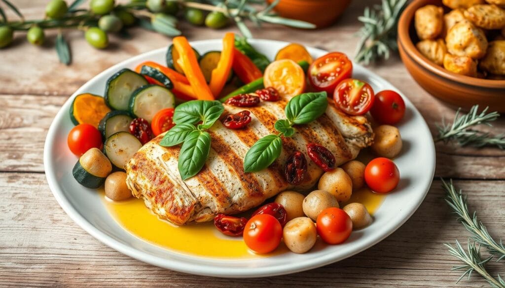 Italian Chicken Meal Mediterranean Diet