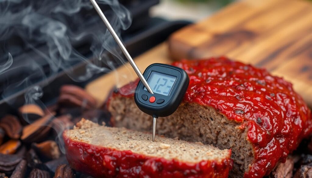 Smoked Meatloaf Temperature Monitoring